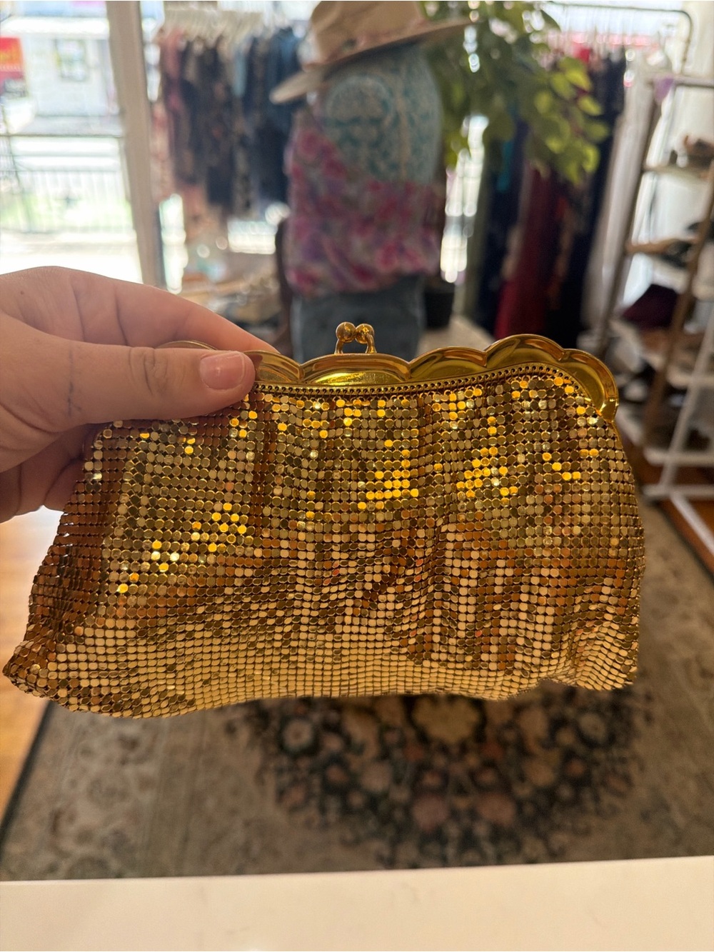 Gold Sequin Evening Clutch - Elegant Women’s Bag